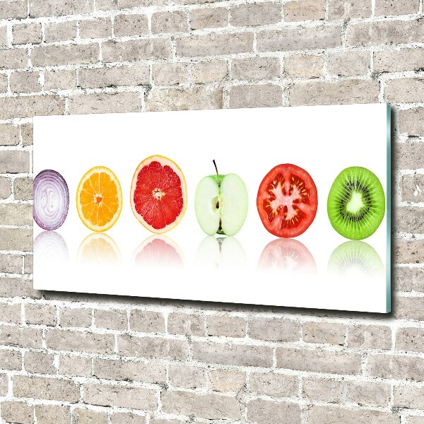 Acrylic print Fruits and vegetables