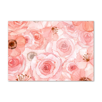 Print on acrylic Floral pattern