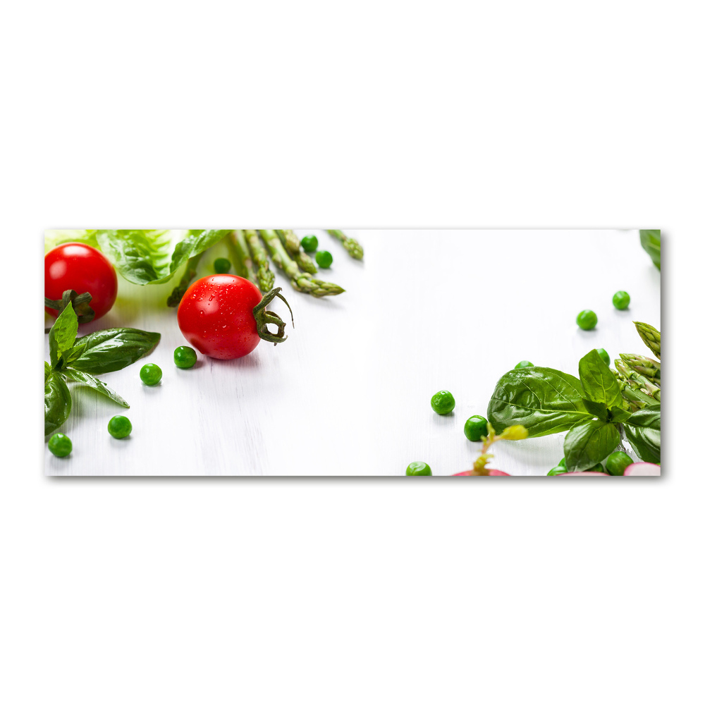 Acrylic wall art Fresh vegetables