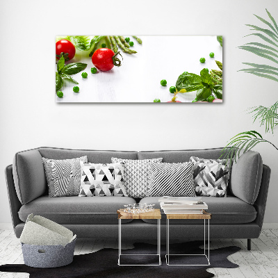 Acrylic wall art Fresh vegetables