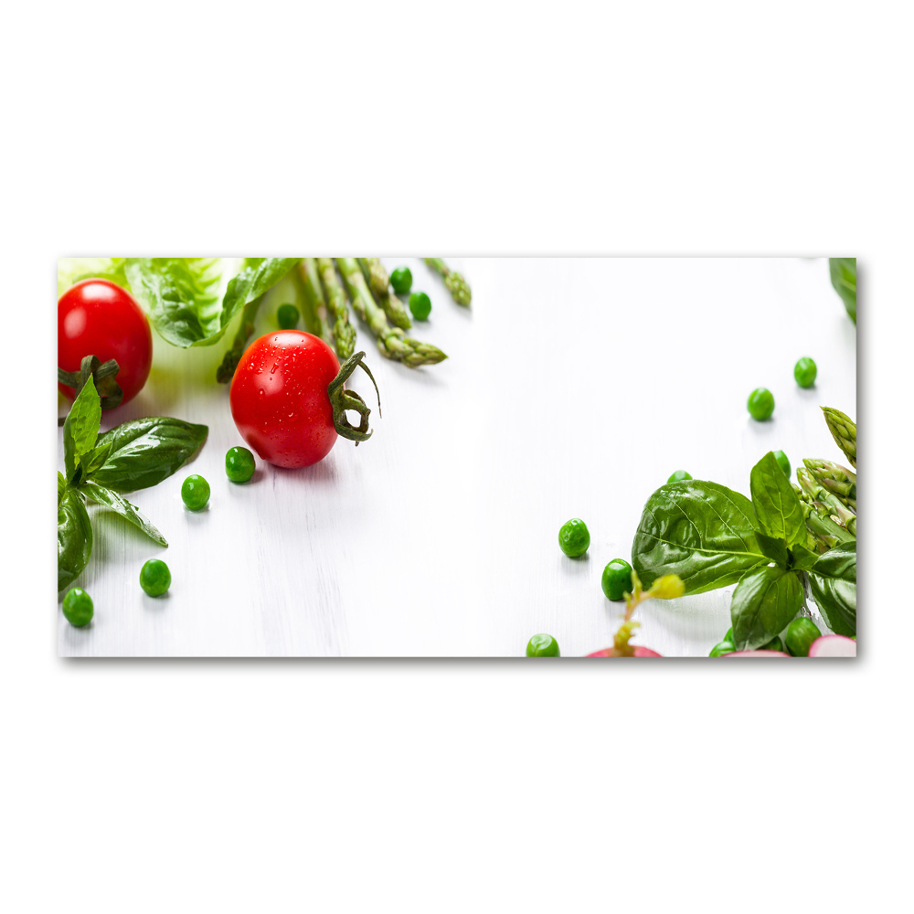 Acrylic wall art Fresh vegetables