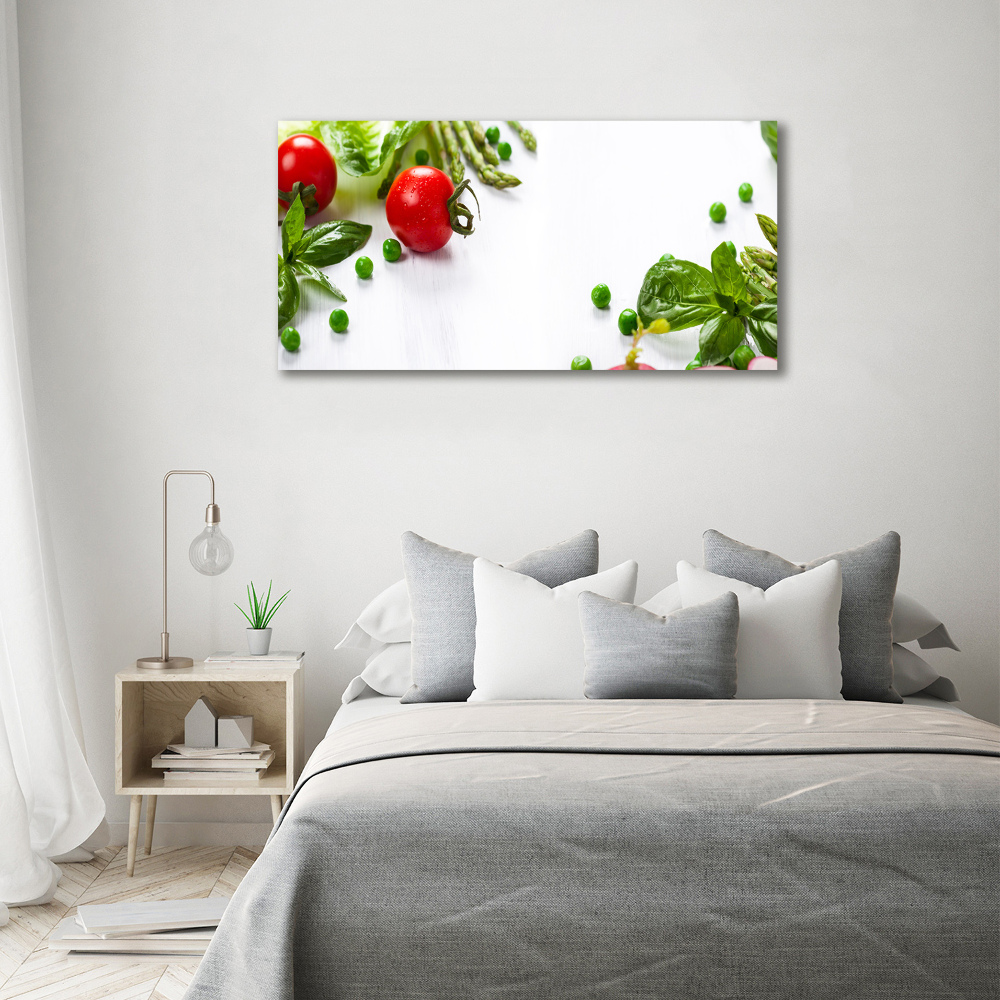 Acrylic wall art Fresh vegetables