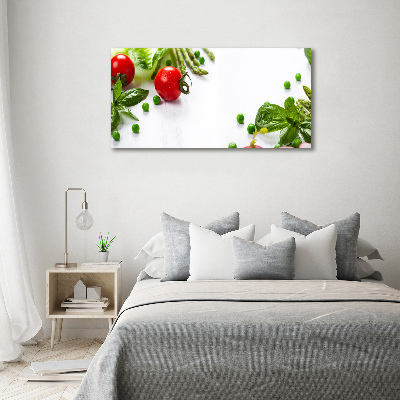 Acrylic wall art Fresh vegetables