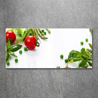 Acrylic wall art Fresh vegetables