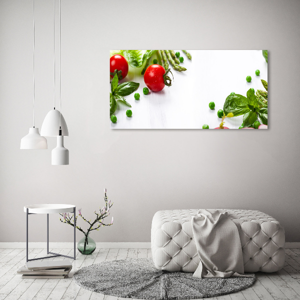 Acrylic wall art Fresh vegetables