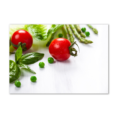 Acrylic wall art Fresh vegetables