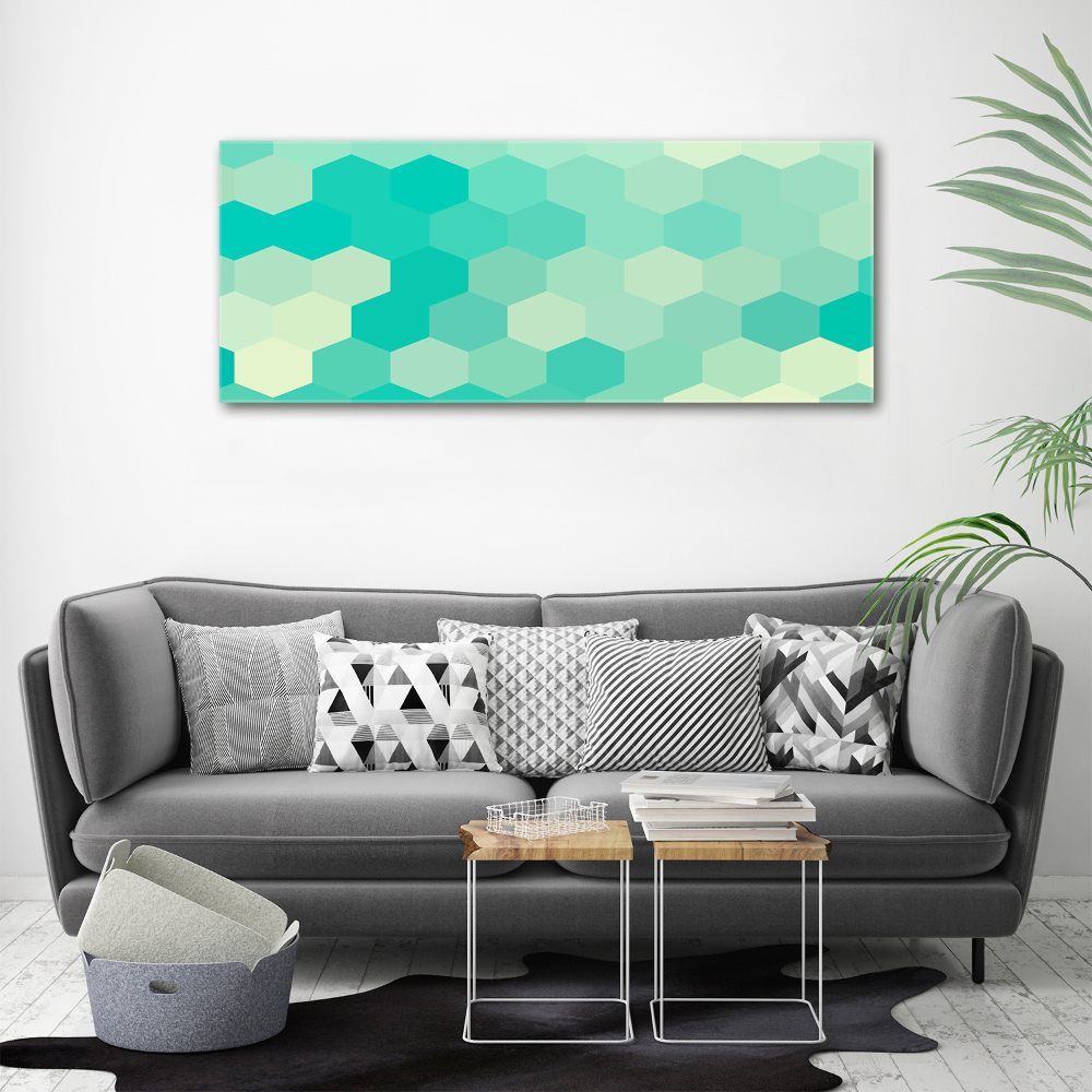 Wall art acrylic Geometric background