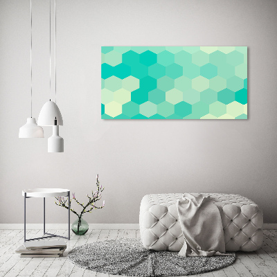 Wall art acrylic Geometric background