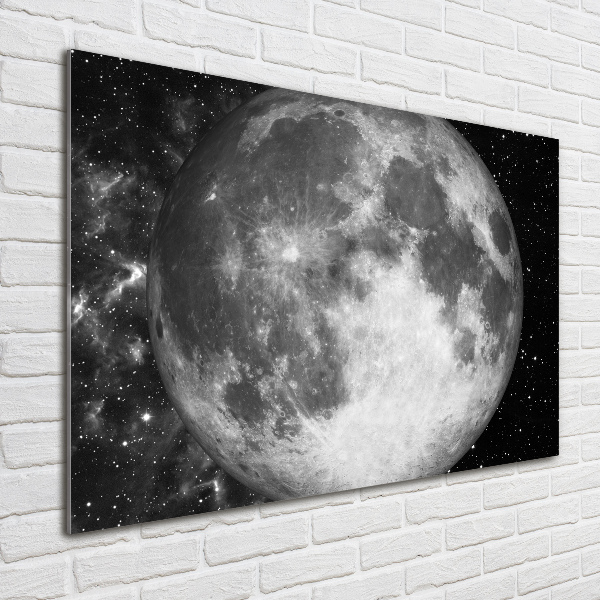 Acrylic wall picture Moon