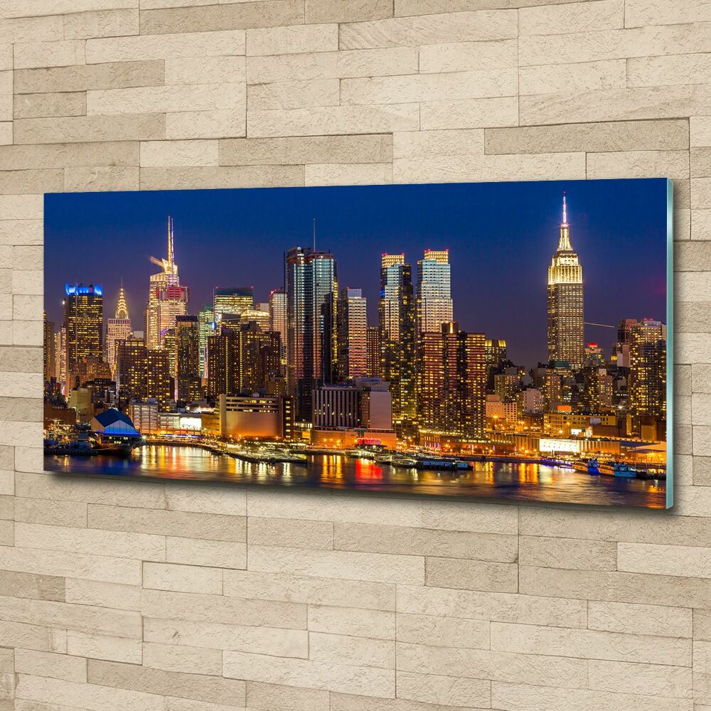 Print on acrylic Manhattan at night