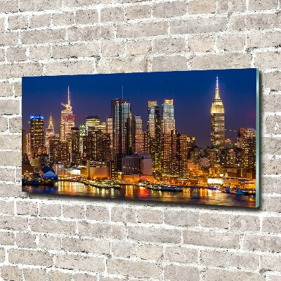 Print on acrylic Manhattan at night