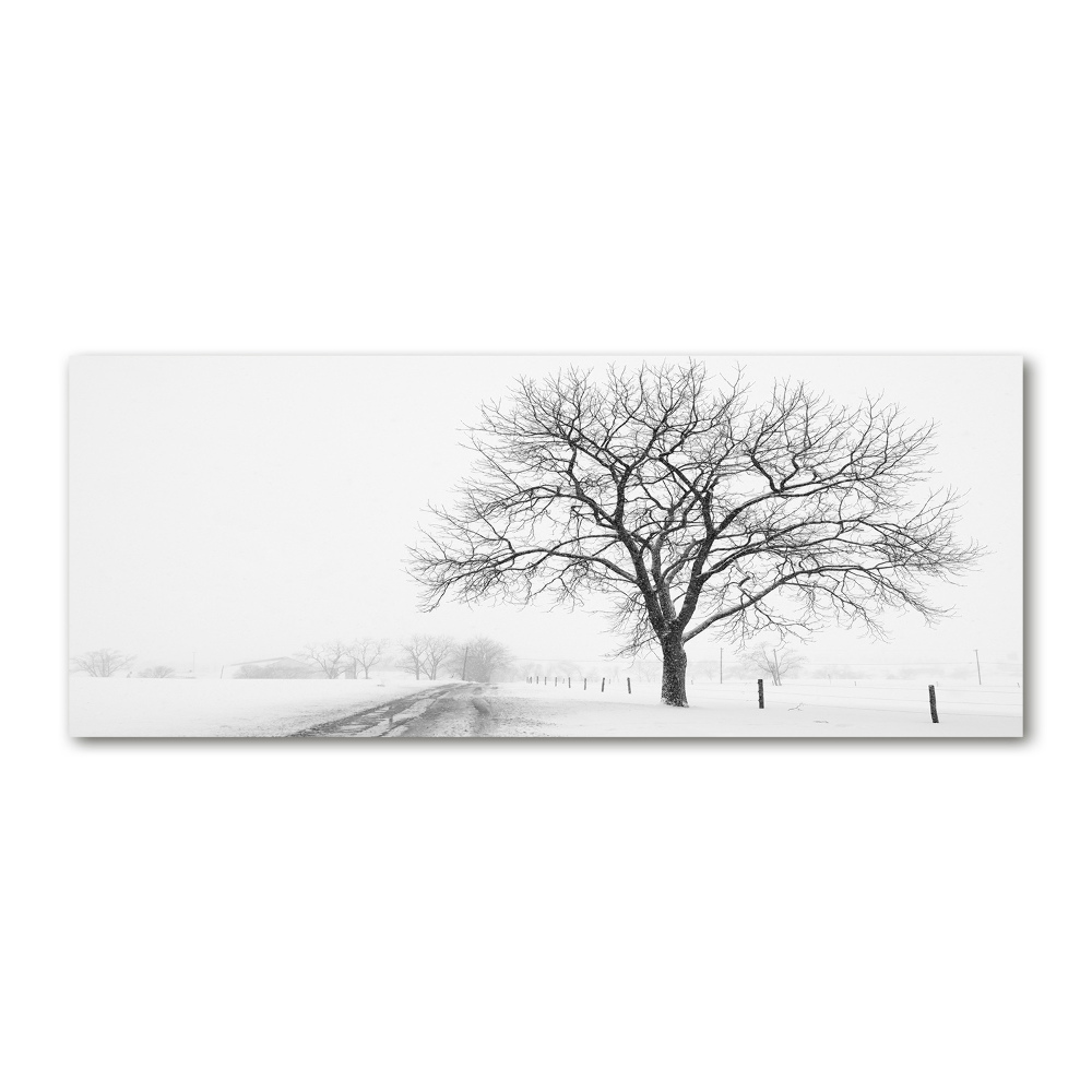 Acrylic wall art Winter tree