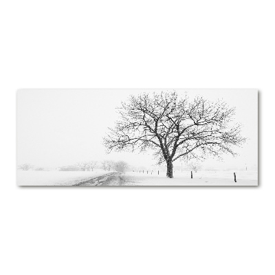 Acrylic wall art Winter tree