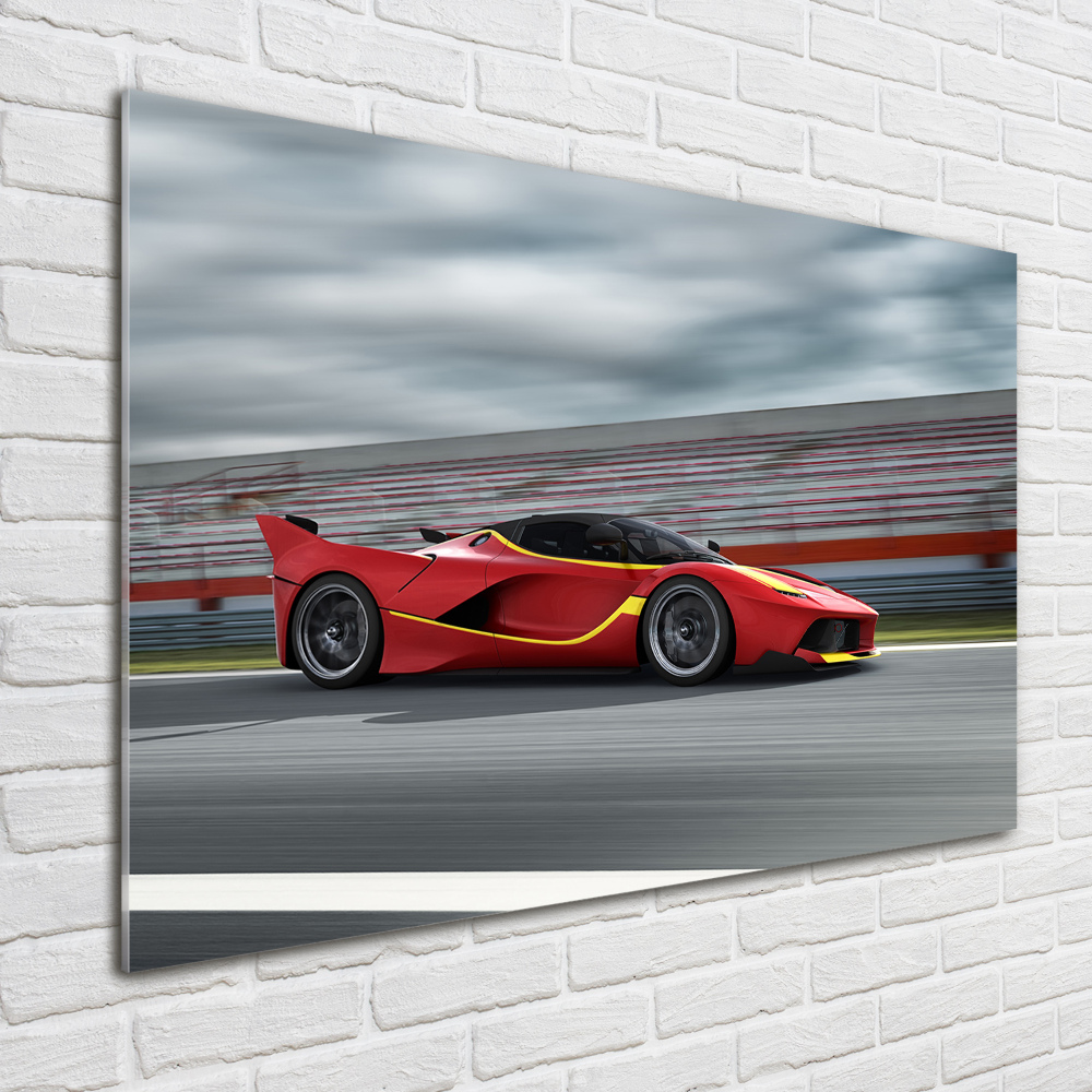 Print on acrylic Sports car