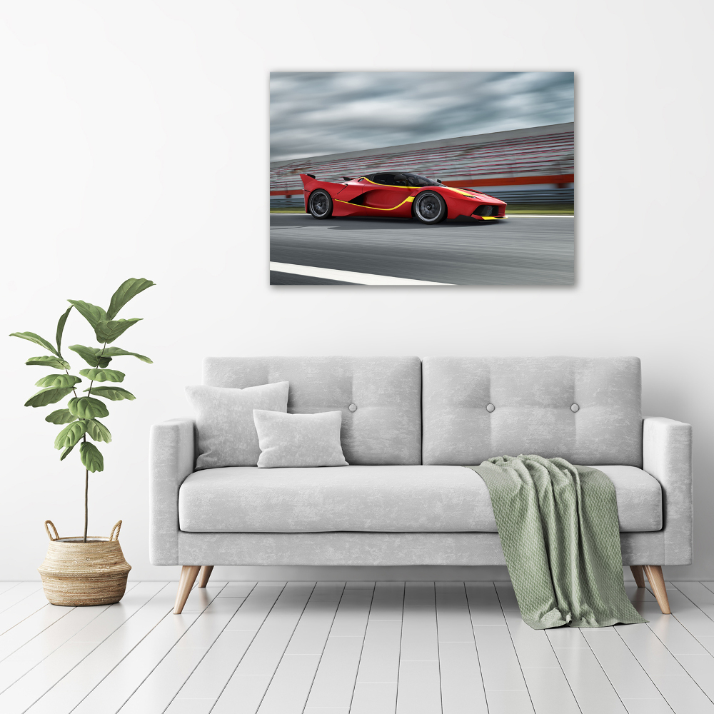 Print on acrylic Sports car