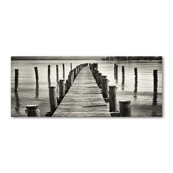 Acrylic wall art Wooden pier