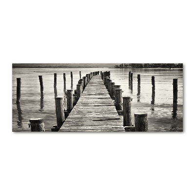 Acrylic wall art Wooden pier