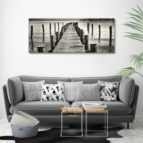 Acrylic wall art Wooden pier