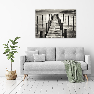 Acrylic wall art Wooden pier