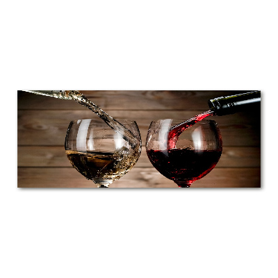 Acrylic print Two glasses of wine