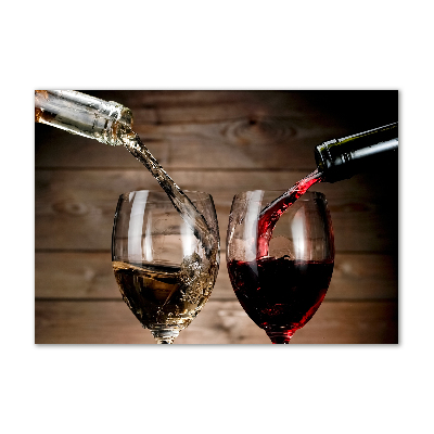 Acrylic print Two glasses of wine