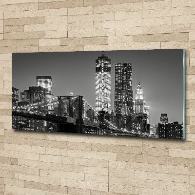 Print on acrylic Manhattan at night