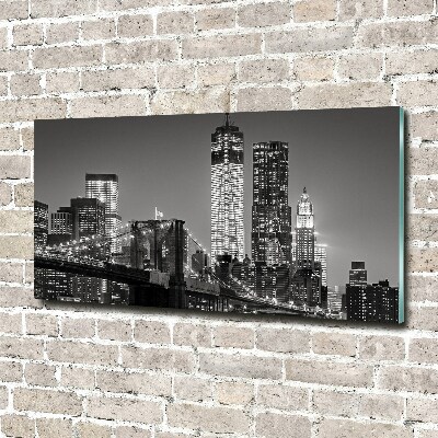 Print on acrylic Manhattan at night