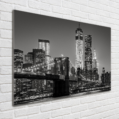 Print on acrylic Manhattan at night