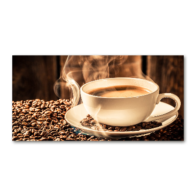 Glass acrylic wall art Aromatic coffee