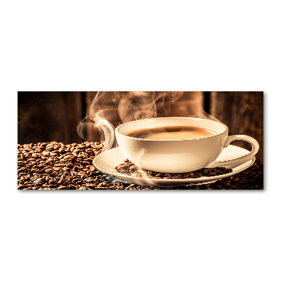 Glass acrylic wall art Aromatic coffee