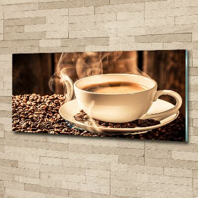 Glass acrylic wall art Aromatic coffee