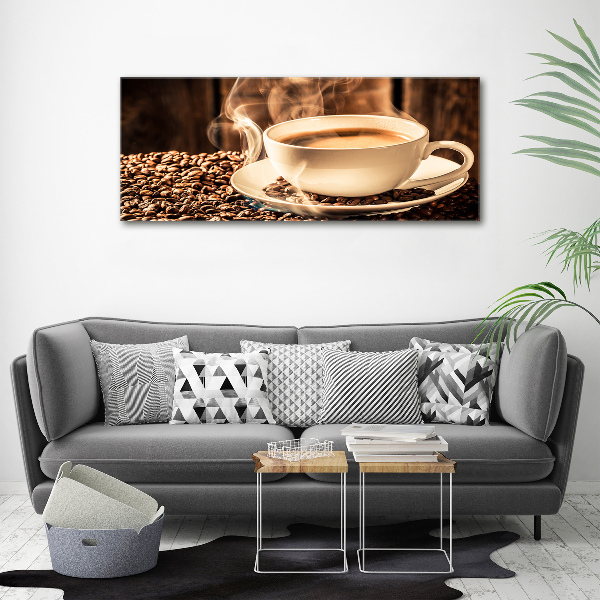 Glass acrylic wall art Aromatic coffee