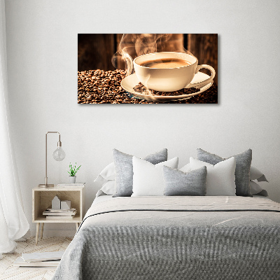 Glass acrylic wall art Aromatic coffee