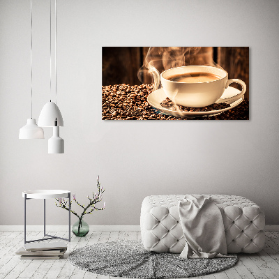 Glass acrylic wall art Aromatic coffee