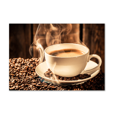 Glass acrylic wall art Aromatic coffee