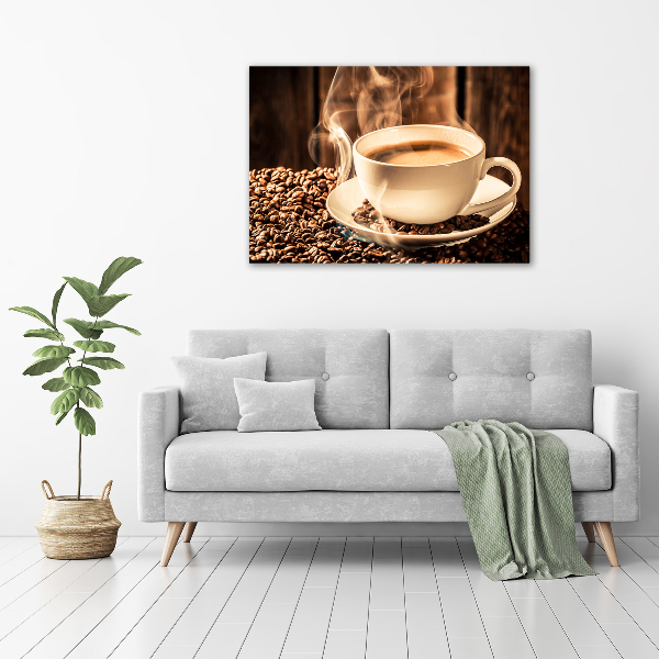 Glass acrylic wall art Aromatic coffee