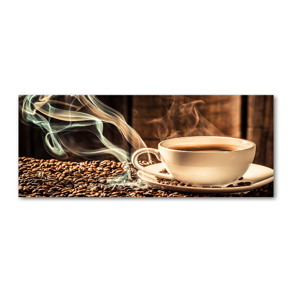 Glass acrylic wall art Aromatic coffee