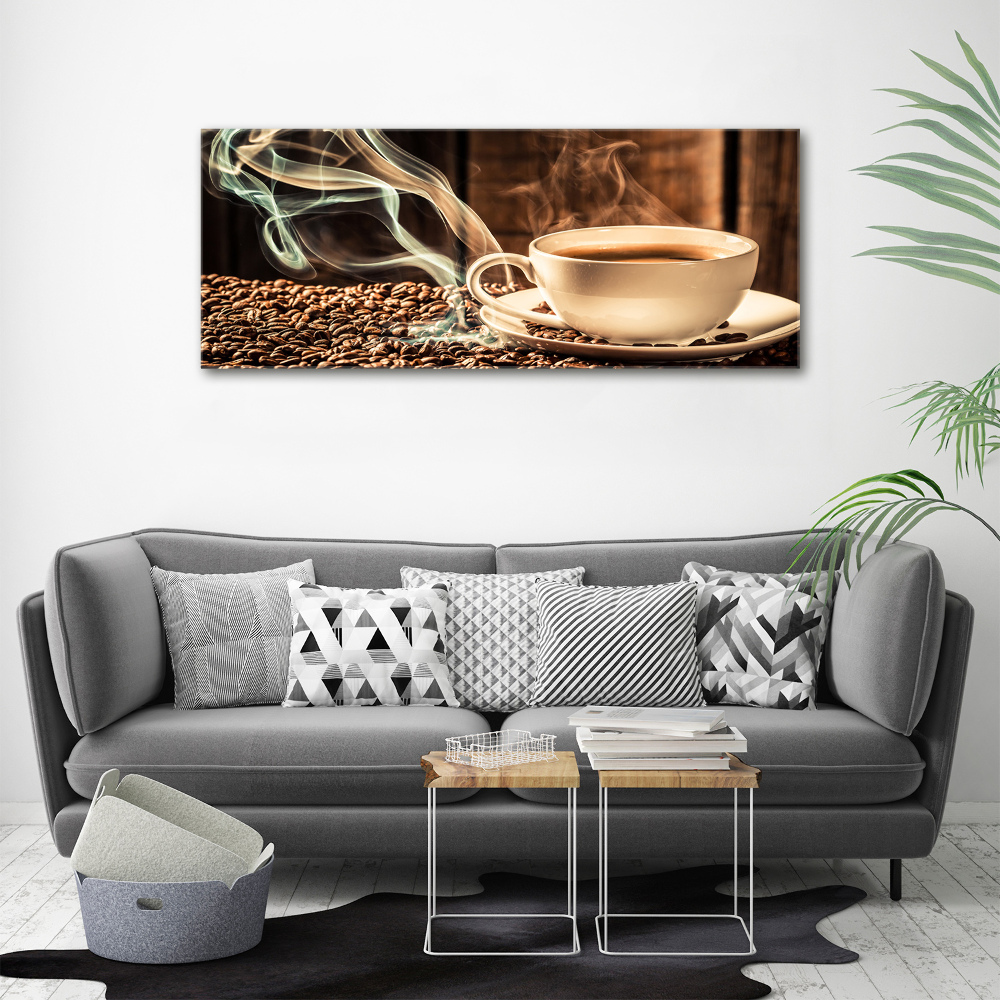 Glass acrylic wall art Aromatic coffee