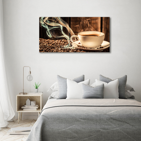 Glass acrylic wall art Aromatic coffee