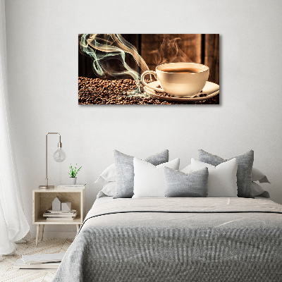 Glass acrylic wall art Aromatic coffee