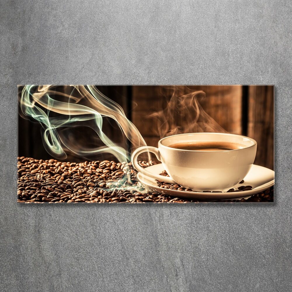 Glass acrylic wall art Aromatic coffee