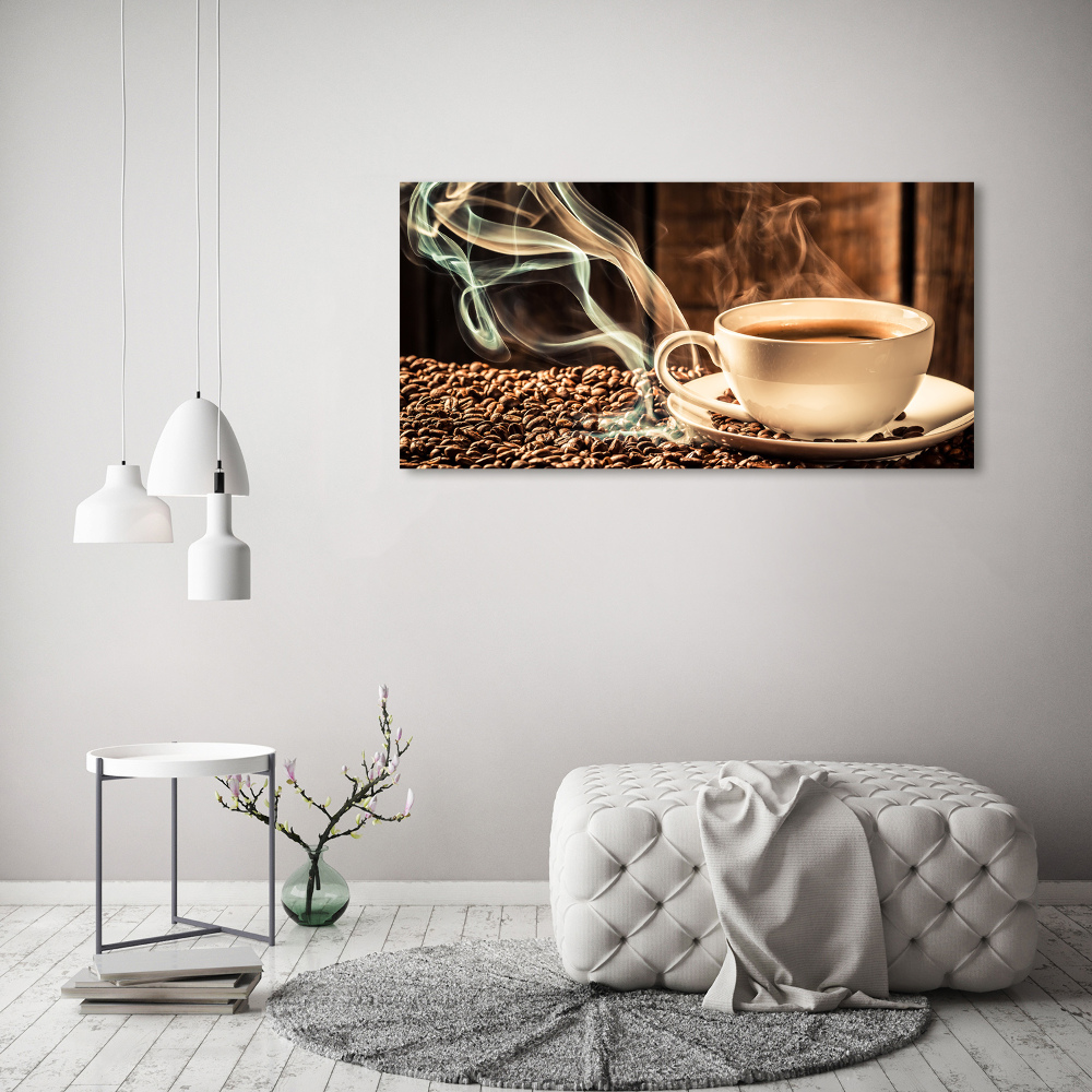 Glass acrylic wall art Aromatic coffee