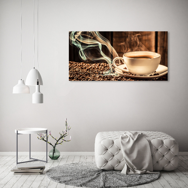 Glass acrylic wall art Aromatic coffee