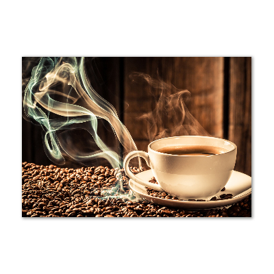 Glass acrylic wall art Aromatic coffee