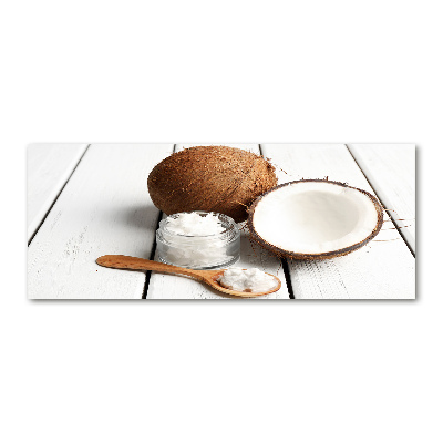 Acrylic print Coconut oil