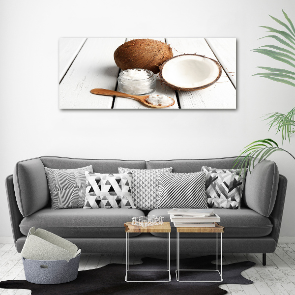 Acrylic print Coconut oil