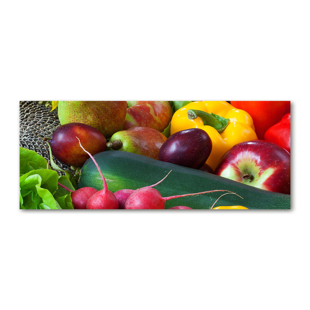 Acrylic print Fruits and vegetables