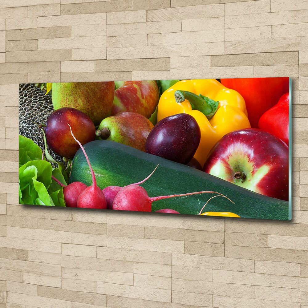 Acrylic print Fruits and vegetables