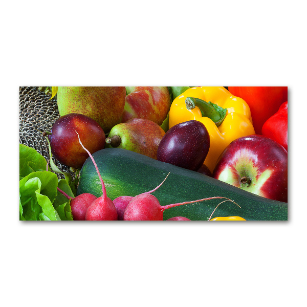 Acrylic print Fruits and vegetables