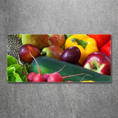 Acrylic print Fruits and vegetables